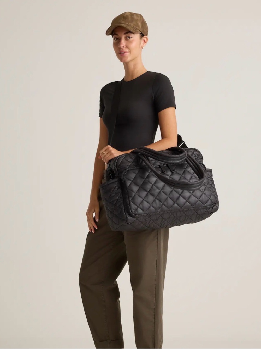 Quince Transit Quilted Duffle Bag - NIB